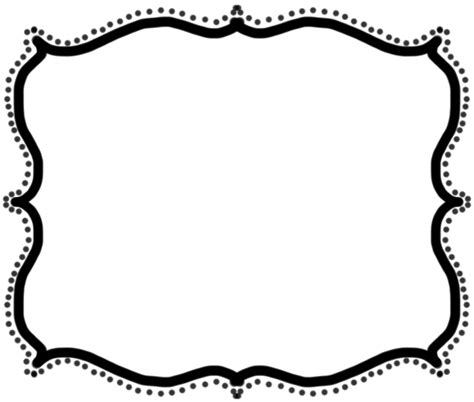 Picture Frame Clipart Black