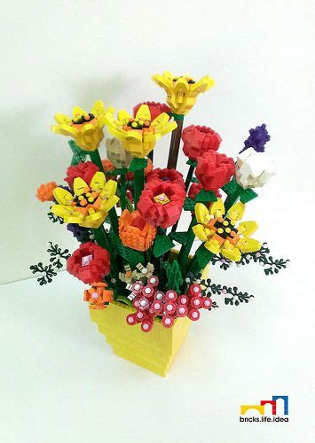 26 Lego Flowers ideas | lego, lego flower, lego creations