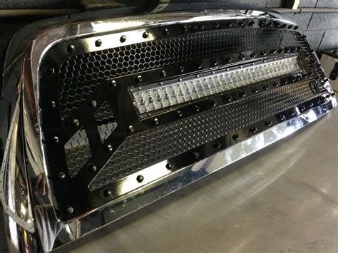 2010 2011 2012 Dodge Ram 2500 3500 4500 Led Light Bar Grill