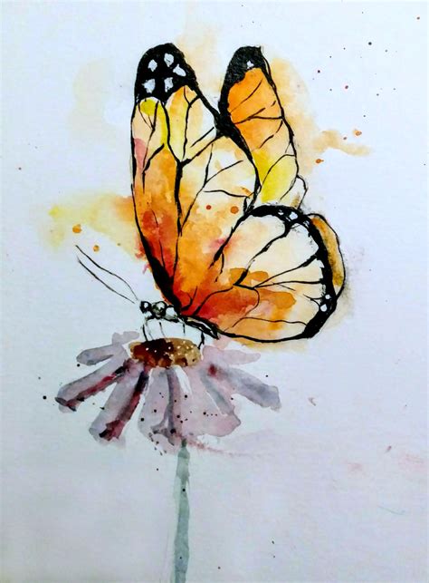 Easy Watercolor Butterfly | laurasyearinhongkong