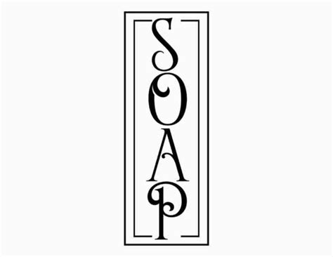 Vertical Soap SVG Farmhouse Bathroom Svg Unlimited Commercial Use ...