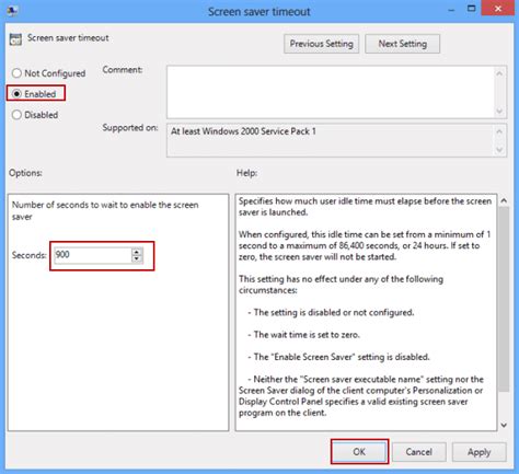 How To Change Screen Saver Timer