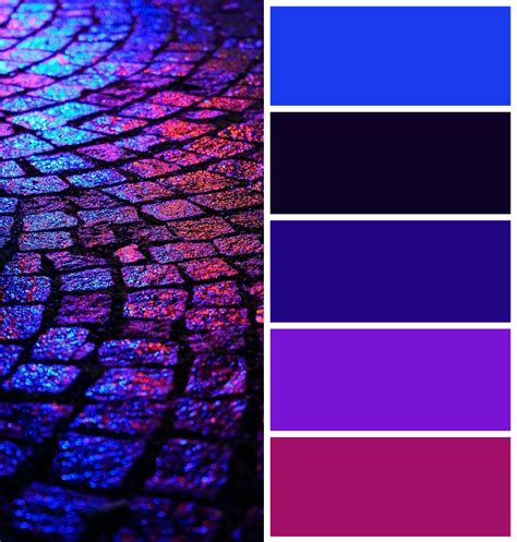 Purple Blue Color Palette