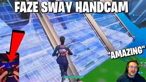 REACTING TO FAZE SWAY CLAW HANDCAM **BEST FORTNITE CONTROLLER BUILDER** - YouTube