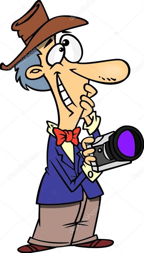 Cartoon Photographer — Stock Vector © ronleishman #14003441