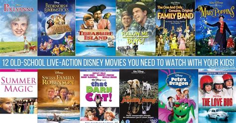 12 Old-School Live-Action Disney Movies You Need To Watch With Your Kids! ⋆ The Quiet Grove