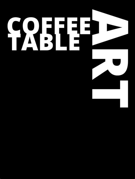 COFFEE TABLE ART BOOK IN BLACK: DO IT YOURSELF ART BOOK FOR GUESTS AND ...