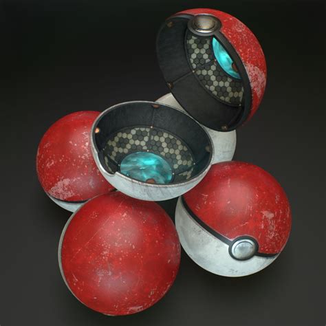 pokeball 3d model