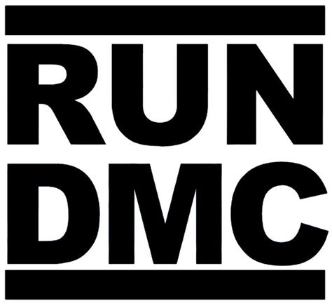 Run Dmc Logo Decal