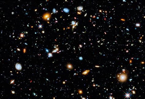 Hubble Ultra Deep Field Hi Gloss Space Poster Fine Art Print - Walmart.com