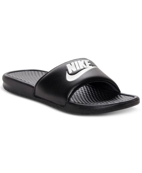 Nike Men's Benassi Just Do It Slide Sandals From Finish Line in Black for Men | Lyst