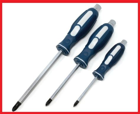 True Jis Metric Screwdriver Set Solid Tang Screw Driver Drivers #1-2-3 0059-006