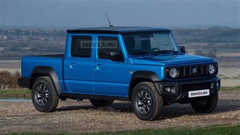 2020 Suzuki Jimny Imagined As Dual-Cab Pickup Truck - autoevolution