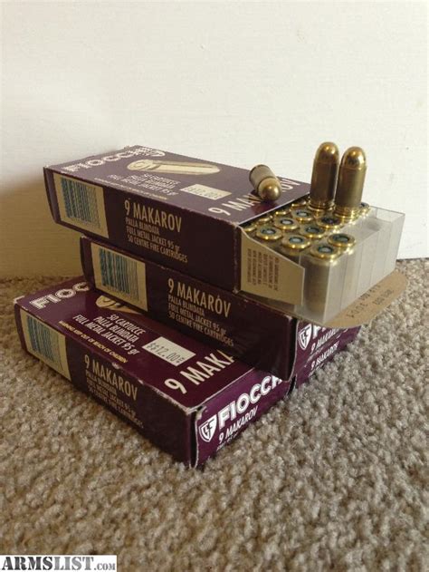 ARMSLIST - For Sale: 9mm Makarov ammo