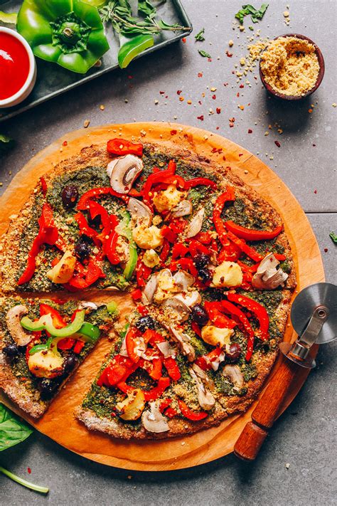 Vegan Cauliflower Pizza Crust | Minimalist Baker Recipes