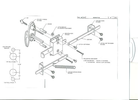 GARAGE DOOR LOCK KIT