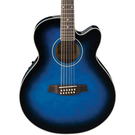 Ibanez AEL152ETBS 12-String Cutaway Acoustic-Electric Guitar | Musician ...