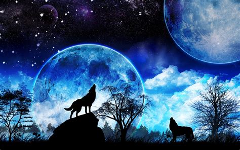 Howling Wolf Wallpaper - WallpaperSafari