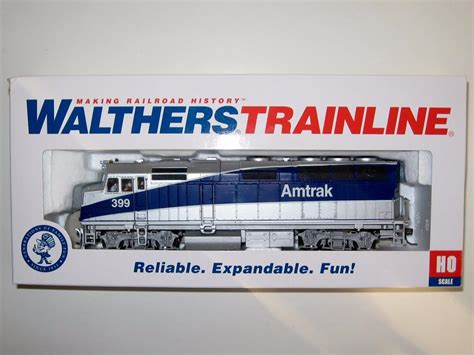 Amtrak EMD F40PH Locomotive Phase V, Walthers Trainline HO 931-343 Road ...