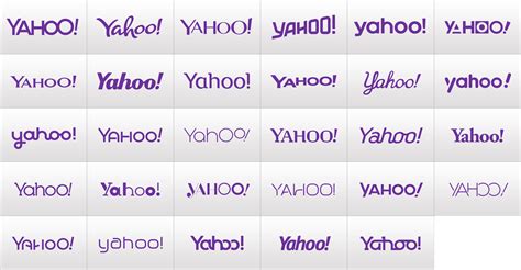 Yahoo Logo Evolution