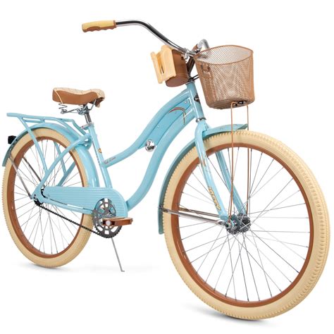 Huffy, Nel Lusso Classic Cruiser Bike with Perfect Fit Frame, Women's, Blue, 26" - Walmart.com