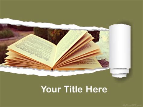 Ppt Template Book Database