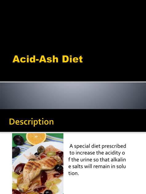 Acid-Ash Diet | Urine | Food And Drink