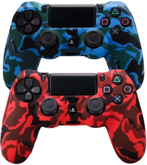 Silicone Controller Cover For PS4 Pro Slim Durable Camouflage Camo Accessories For Playstation 4 ...