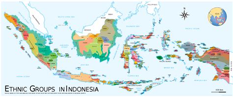 Map of ethnic groups in Indonesia [2000 x 841] : MapPorn