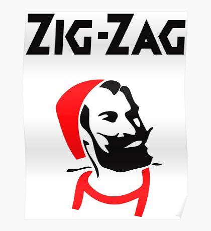 Zig Zag Man: Posters | Redbubble