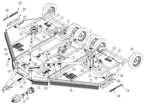 LAND PRIDE RCR3515 FOLDING ROTARY CUTTER LABEL PLACEMENT OEM PARTS | Buy Direct | Order Online ...