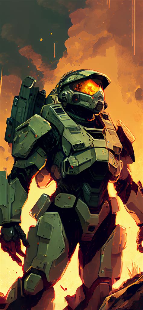 Halo Master Chief Art Wallpapers - Cool Halo Wallpaper for iPhone