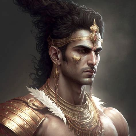 Mahabharata Karn Portrait by Ai Realistic by Jaggys9750 on DeviantArt