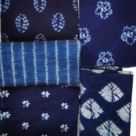 Indigo Blue Fabric - Etsy