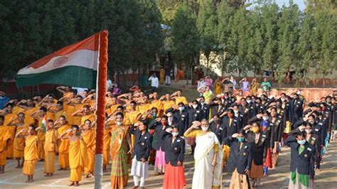 72nd Republic Day Celebrations and Flag Hoisting at JIVA Campus | Education For Blind