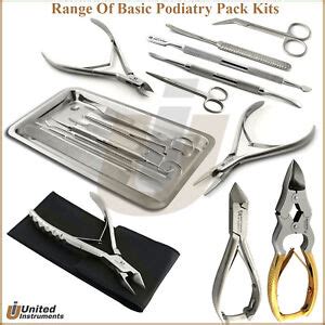 Podiatry Basic Pack Instruments Toenail Removal Ingrown Surgery Podiatrist Kit | eBay