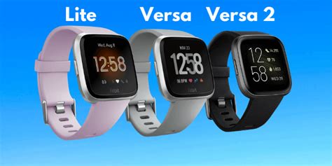 Fitbit Versa Lite vs Versa vs Versa 2 Compared - USA Fitness Tracker