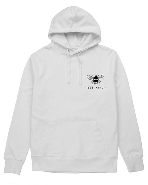 Bee Kind Hoodie (Single Color Print) – Wholesome Culture