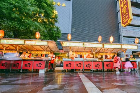 Night Food Market in Beijing, China Editorial Image - Image of capital ...