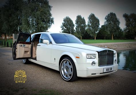 White Rolls Royce Phantom Wedding Car Hire