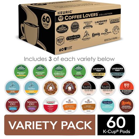 Keurig Coffee Lovers' Collection, Single-Serve Coffee K-Cup Pods ...