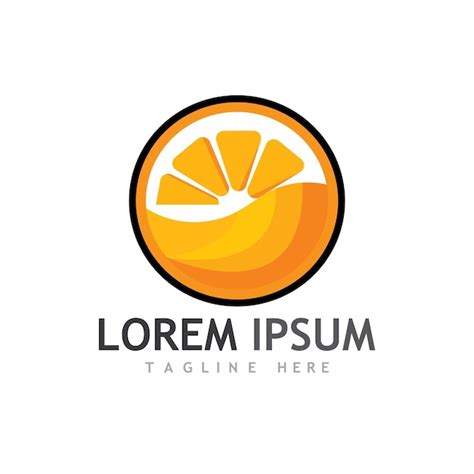 Premium Vector | Orange logo design