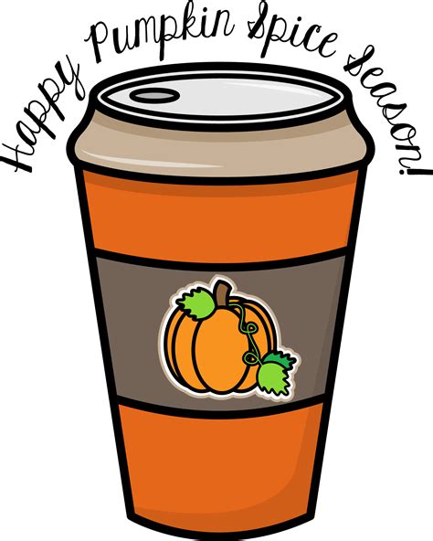 Quarters Drinking Cliparts - Clipart Pumpkin Spice Latte - Png Download - Full Size Clipart ...