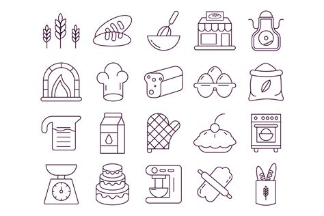 Bakery Vector Free Icon Set - GraphicSurf.com