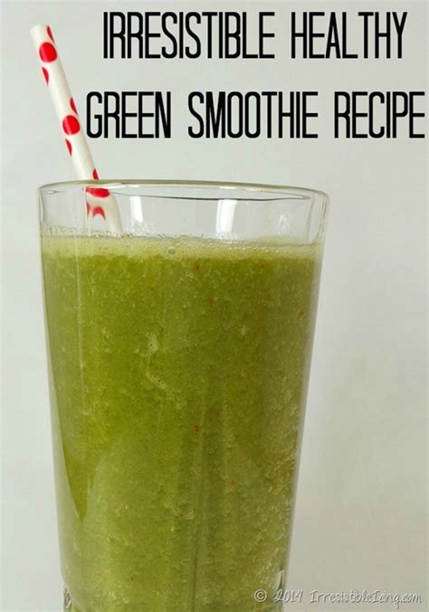 Healthy Green Smoothie Recipe - Irresistible Icing