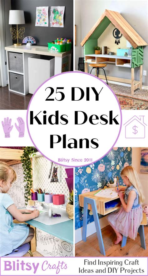 25 DIY Kids Desk Plans and Ideas To Build Your Own