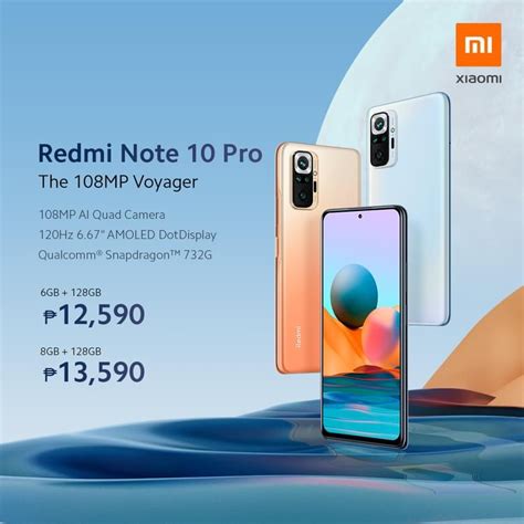 Xiaomi Reveals Redmi Note 10 Pro Price in the Philippines