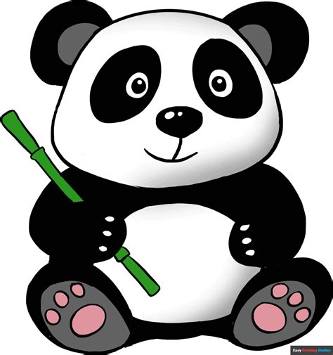 How to Draw a Cute Panda in a Few Easy Steps | Easy Drawing Guides