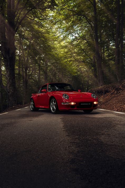 Red Porsche 964 Turbo on Behance