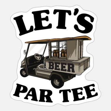 Golf Cart Funny Stickers | Unique Designs | Spreadshirt